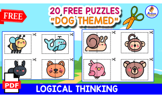 20 PUZZLES FOR KIDS | NATURE THEMED