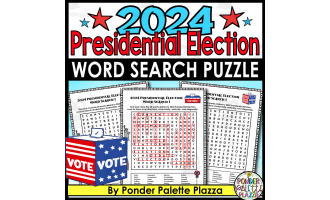2024 Presidential Election Word Search Puzzle + Answers Included