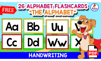 26 ALPHABET CARDS | KG THEMED