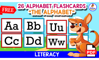 26 ALPHABET FLASHCARDS FOR KIDS | FREE VERSION