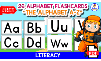 26 ALPHABET LETTERS | FLASHCARDS FOR KIDS