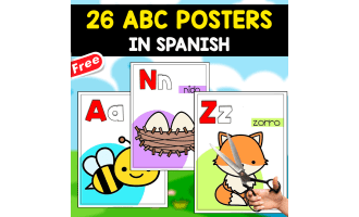 26 FREE ABC POSTERS | IN SPANISH LANGUAGE