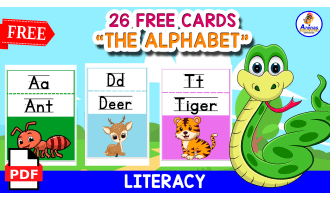 26 FREE ALPHABET CARDS | THE ABECEDARY