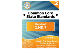 2.MD.7 Second Grade Common Core Lesson