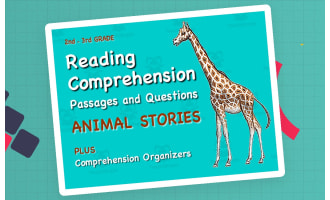 2nd and 3rd Grade Animal Stories Reading Comprehension Worksheets