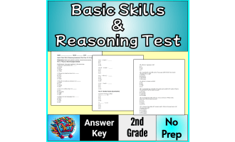 2nd Grade Basic Skills & Reasoning Assessment | 40 Questions