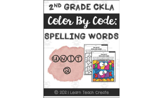 2nd Grade CKLA Color by Code Unit 2 Pack