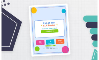 2nd Grade End of Year ELA Review Worksheets & Games