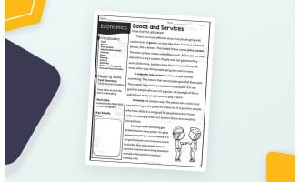 2nd Grade Reading Packet: Goods and Services
