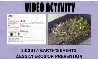 2nd Grade Science Video Lab 2.ESS1.1, 2.ESS2.1 Earths Events, Erosion