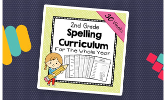 2nd Grade Spelling Unit |Spelling Curriculum | Spelling Lists