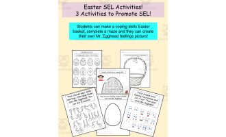 3 Easter-Themed SEL Coloring Pages & Activities