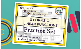 3 Forms of Linear Functions Practice Set