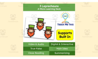 3 Leprechauns | Book Companion Activities | Digital Book Study