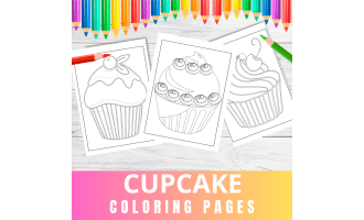 30 Cute Cupcake Coloring Page For Early Learners