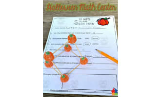 3D Pumpkin Shapes | Halloween Math Craft