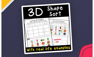 3D Shape Cut & Paste