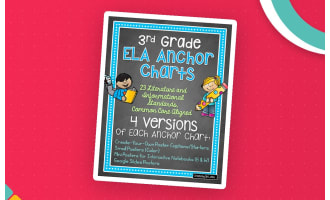 3rd Grade ELA Anchor Charts – 23 Standards Set