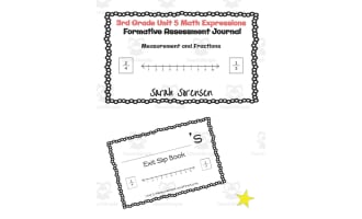 3rd Grade Math Exit Slip Journal | Unit 5 Math Expressions