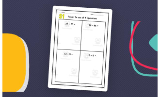 4 Operations Practice Booklet