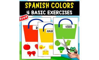 4 SPANISH COLORS | CUT-OUT ACTIVITY