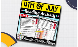 4 th of July Reading Comprehension Activity + Answers