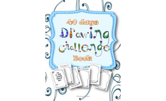 40 Days Drawing Challenge Book