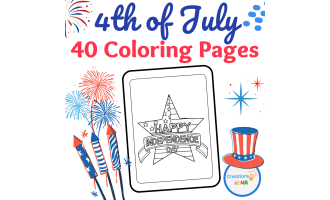 4th of July Coloring Pages for Kids.