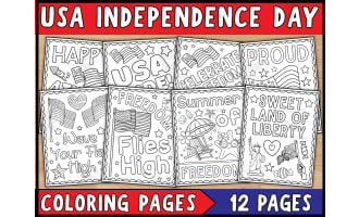 4th Of July Coloring Pages | USA Independence Day Coloring Sheets