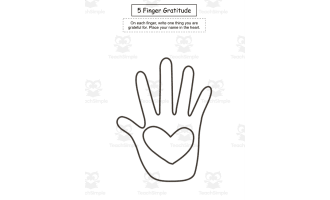 5 Finger Gratitude