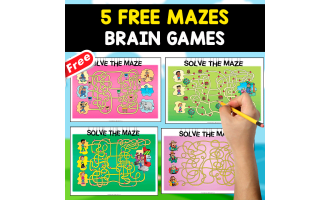 5 FREE MAZES | BRAIN GAMES