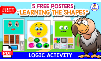 5 FREE POSTERS | LEARNING THE SHAPES