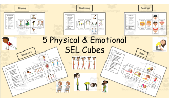 5 Physical & Emotional SEL Cubes