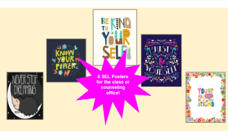5 SEL Posters for the Class or Counseling Office