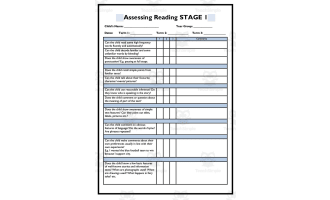 5 Stages of Assessing Reading Packet