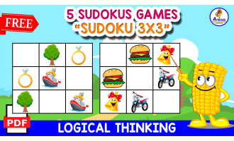 5 SUDOKUS OF OBJECTS | Free Resource