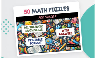 50 Math Puzzles for Grade 7