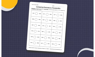 5.NBT.3 Common Core Worksheet