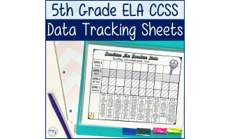 5th Grade CCSS ELA Student Data Tracking Sheets