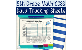 5th Grade CCSS Math Student Data Tracking Sheets