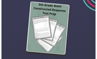 5th Grade Math Constructed Response Test Prep