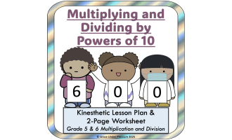 5th Grade Math Lesson Powers of 10 Multiply and Divide by Powers of 10