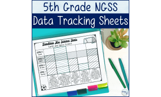5th Grade NGSS Science Student Data Tracking Sheets