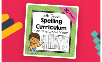 5th Grade Spelling Unit | Spelling Curriculum | Spelling Lists