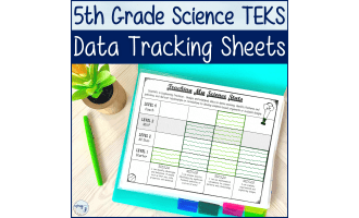 5th Grade TEKS Science Student Data Tracking Sheets