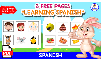 6 FREE PAGES | LEARNING SPANISH WORDS
