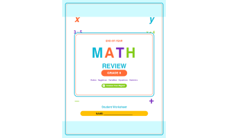 6th Grade End of Year Math Review Worksheets & Games