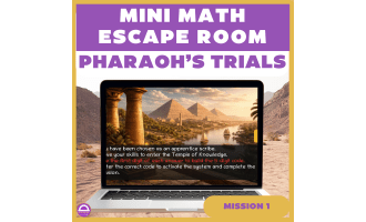 6th Grade Math Spiral Review Escape Room Week 2 Day 1