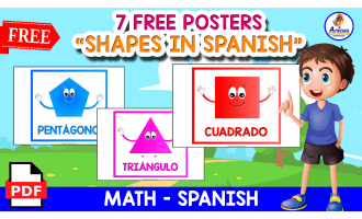 7 FREE POSTERS OF THE SHAPES | SPANISH