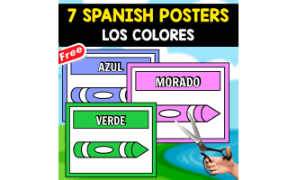7 SPANISH POSTERS | LOS COLORES